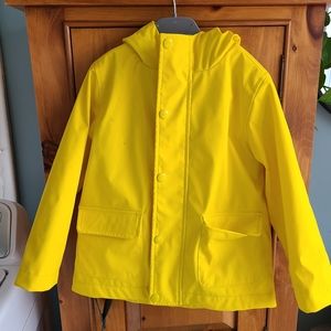 Yellow rain jacket 4t
